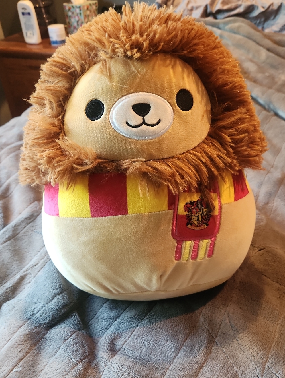 Warner Bros. Harry Potter Plush Tagged Lion - Gold, Brown, Red Squishmallow